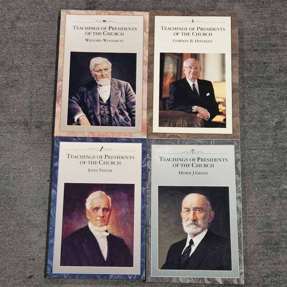 Teachings of Presidents of The Church Lot of 4 books John Taylor, Hinckley